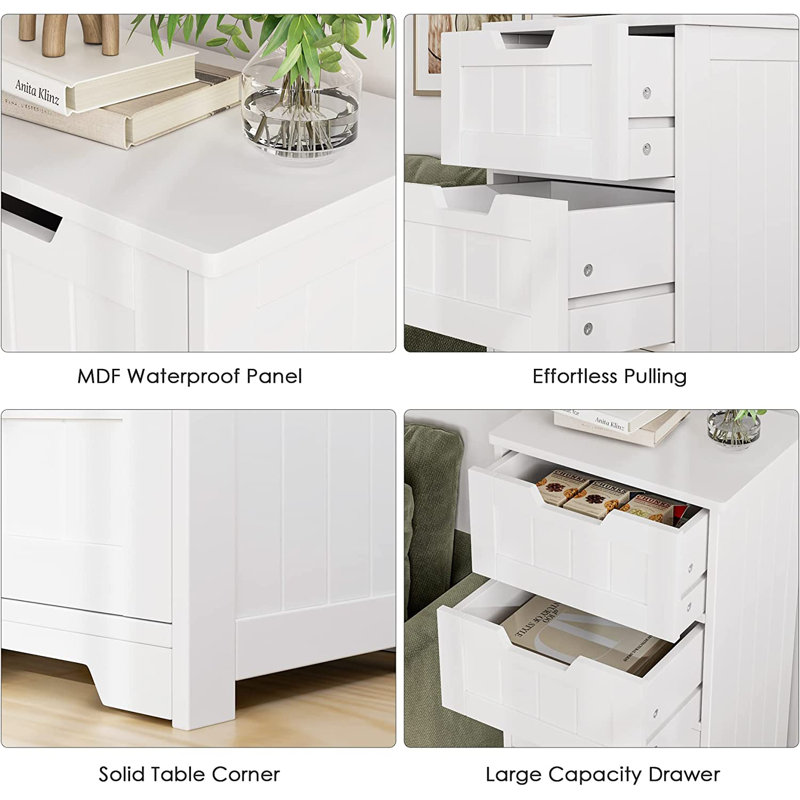 Winston Porter Esteri Freestanding Bathroom Wayfair